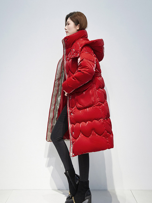 Nove zimske svijetle parke za 2023. Ženski dugi vodootporni kaput Ženski kaput s kapuljačom Ženska pufer jakna Vjetrootporna topla vanjska odjeća