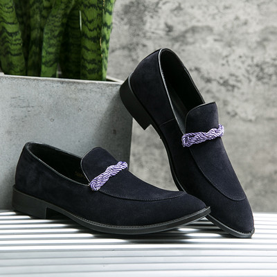 Dizajnerska muška modna muška obuća, obuća od brušene kože, ležerna obuća za vožnju, ravne cipele, mokasine, natikače u grašak za muškarce