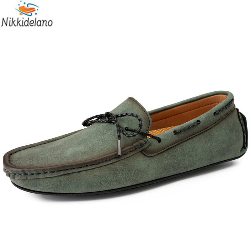 Pantofi de modă pentru bărbați pantofi casual lucrați manual Mocasini pentru bărbați Mocasini scobiți din caracatiță pantofi de șofat pentru bărbați cu respirație plus mărime 49