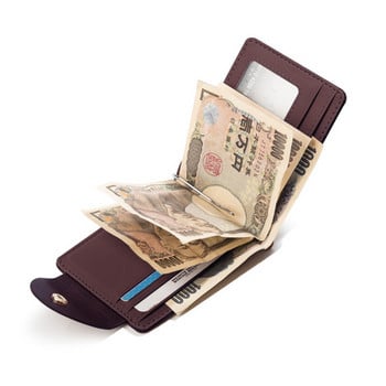 Нова модна мини мъжка чанта с кожена щипка за пари Портфейл с джобна чанта с метална скоба Мъжка тънка чанта за кредитна карта Поставка за мъжки документи