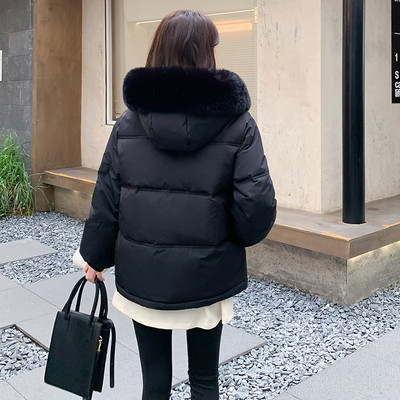 Nova zimska jakna Parke za 2023. Ženski kaput Krzneni ovratnik Kaput s kapuljačom Ženska jakna Debela topla pamučno podstavljena pufer jakna Gornja odjeća