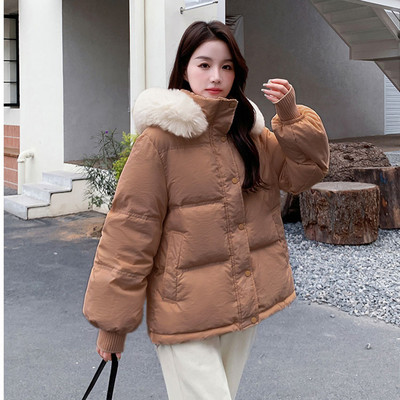 Nova zimska jakna Parke za 2023. Ženski kaput Krzneni ovratnik Kaput s kapuljačom Ženska jakna Debela topla pamučno podstavljena pufer jakna Gornja odjeća