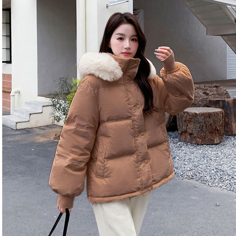 Nova zimska jakna Parke za 2023. Ženski kaput Krzneni ovratnik Kaput s kapuljačom Ženska jakna Debela topla pamučno podstavljena pufer jakna Gornja odjeća