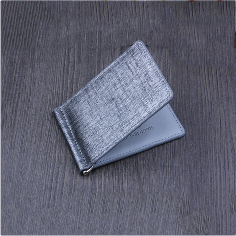 Portofel din piele de afaceri dublu pentru bărbați, marcă de lux, celebru identitate, card de credit, carduri de vizită, portofel, agrafe magice pentru bani, poșta pentru bani