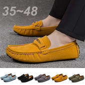 Udobne modne muške ženske dizajnerske luksuzne natikače za vožnju Mokasine Kožne čamci Cipele u grašak za muškarce Ljetne cipele za slobodno vrijeme 48