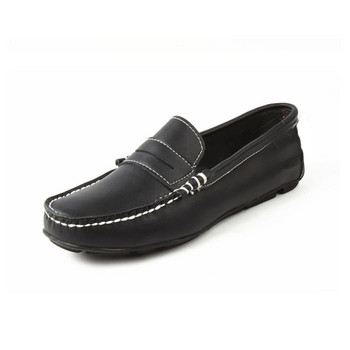 Мъжки обувки за шофиране от кожа Нова мода Dockside Класически обувки за лодка Мъжки маркови обувки с равни обувки Мокасини за мъже, жени