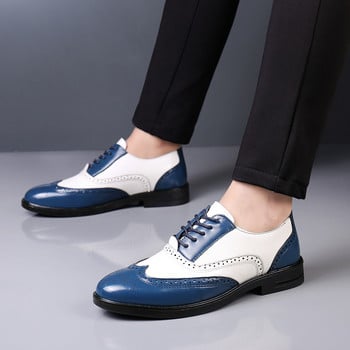 2023 Мъжки обувки Луксозни мъжки бизнес обувки Ежедневни социални обувки Мъжки сватбени обувки Zapatos Hombre