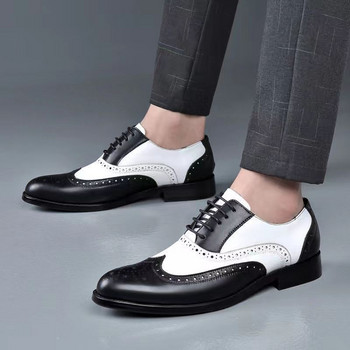 2023 Мъжки обувки Луксозни мъжки бизнес обувки Ежедневни социални обувки Мъжки сватбени обувки Zapatos Hombre