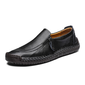 Класически удобни мъжки ежедневни обувки Мокасини Мъжки обувки Качествени кожени обувки Мъжки равни обувки Горещи разпродажби Мокасини Обувки голям размер
