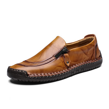 Κλασικά άνετα ανδρικά καθημερινά παπούτσια Loafers ανδρικά παπούτσια Ποιοτικά σπαστά δερμάτινα ανδρικά παπούτσια φλατ Hot Sale Παπούτσια μοκασίνια Plus Size