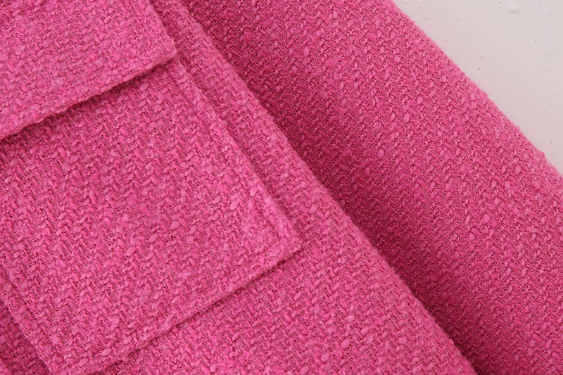 Jesen Zimski kaput Ženska korejska vintage jakna od tvida Visokokvalitetna mala mirisna patchwork elegantna kratka vunena vanjska odjeća