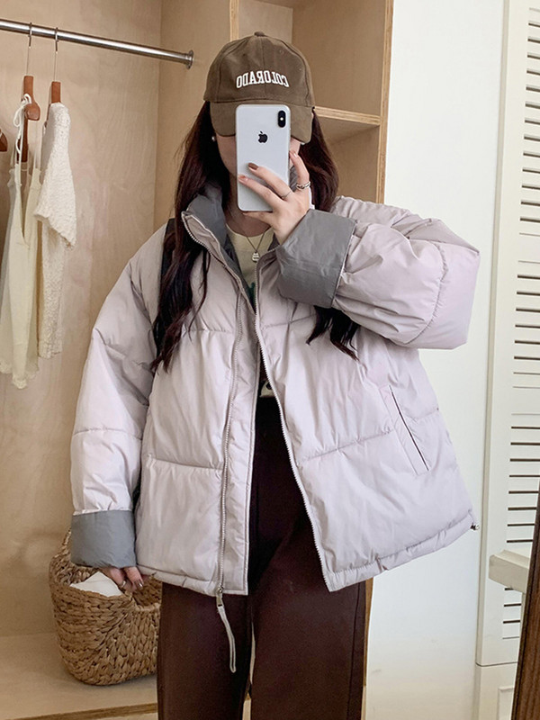2023, nou, groasă, caldă, parkas, jachetă puf pentru femei, largi ultra ușoară, jachetă din bumbac căptușită, haine, pardesiu pentru femei