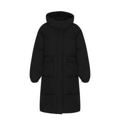 Palton de iarnă pentru femei, toamnă iarnă 2023, noua modă coreeană, parka supradimensionată, ocazională, cu glugă