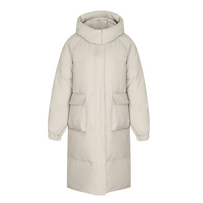 Palton de iarnă pentru femei, toamnă iarnă 2023, noua modă coreeană, parka supradimensionată, ocazională, cu glugă