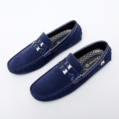 Muške ležerne cipele Modne muške ženske cipele Patchwork udobne antilop kožne mokasine natikače Muške ravne cipele Muške cipele za vožnju