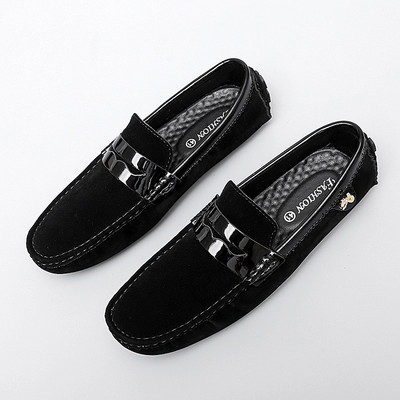 Muške ležerne cipele Modne muške ženske cipele Patchwork udobne antilop kožne mokasine natikače Muške ravne cipele Muške cipele za vožnju