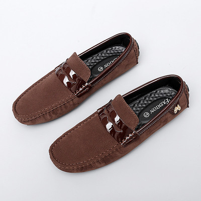 Muške ležerne cipele Modne muške ženske cipele Patchwork udobne antilop kožne mokasine natikače Muške ravne cipele Muške cipele za vožnju