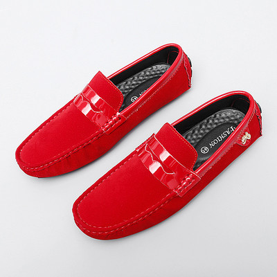 Muške ležerne cipele Modne muške ženske cipele Patchwork udobne antilop kožne mokasine natikače Muške ravne cipele Muške cipele za vožnju