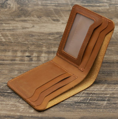 Modni muški novčanik od kože Retro ručno rađen novčanik za muškarce Izdržljiva torbica od kože za muškarce Novčanik za novčiće