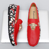 Bărbați de  din Băieți Adolescenți Brand de lux 35 ~ 48 Pantofi de marcă casual pentru bărbați, femei, care conduc bărbați, mocasini, pantofi mocasini