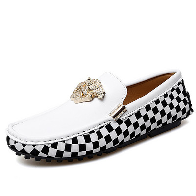 Bărbați de  din Băieți Adolescenți Brand de lux 35 ~ 48 Pantofi de marcă casual pentru bărbați, femei, care conduc bărbați, mocasini, pantofi mocasini