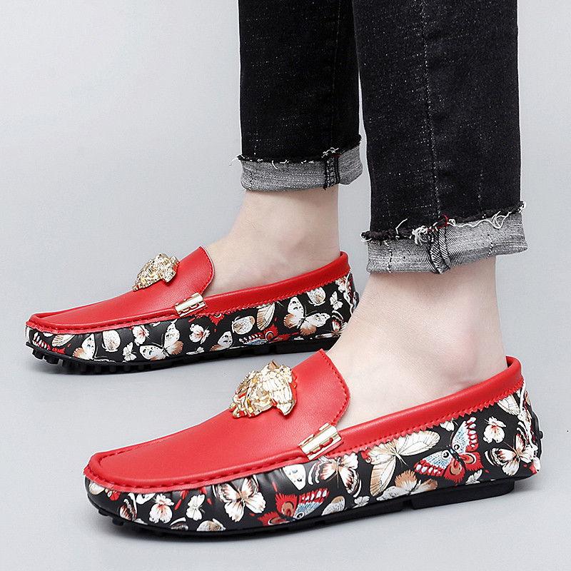 Bărbați de  din Băieți Adolescenți Brand de lux 35 ~ 48 Pantofi de marcă casual pentru bărbați, femei, care conduc bărbați, mocasini, pantofi mocasini