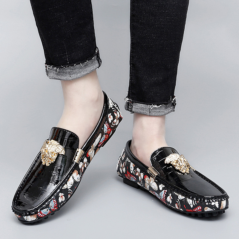 Bărbați de  din Băieți Adolescenți Brand de lux 35 ~ 48 Pantofi de marcă casual pentru bărbați, femei, care conduc bărbați, mocasini, pantofi mocasini