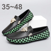 koža Plus Veličina 35~47 Muški dizajner Ured Ležerna vožnja Dječaci Luksuzne mokasine Poslovne mokasinke Za muškarce Žene