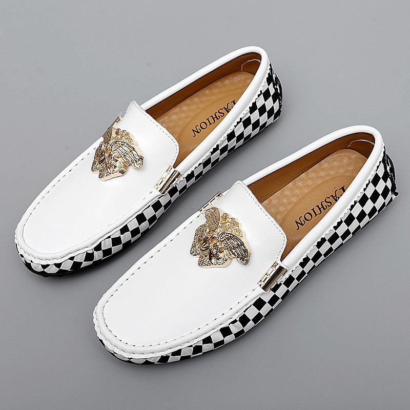 koža Plus Veličina 35~47 Muški dizajner Ured Ležerna vožnja Dječaci Luksuzne mokasine Poslovne mokasinke Za muškarce Žene