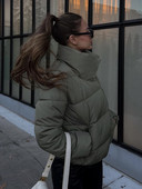 Zimske ženske donje jakne 2023. Ultra lagani topli ležerni kaput Ženska pufer jakna sa samostojećim ovratnikom Ženska parka Kaput