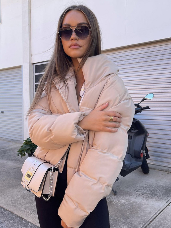 Zimske ženske donje jakne 2023. Ultra lagani topli ležerni kaput Ženska pufer jakna sa samostojećim ovratnikom Ženska parka Kaput