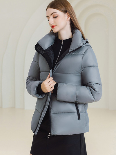 Jachete de puf pentru femei de iarnă 2023, jachetă puf pentru femei, ultra ușoară, caldă, ocazională, pardesiu căptușit din bumbac, îmbrăcăminte caldă