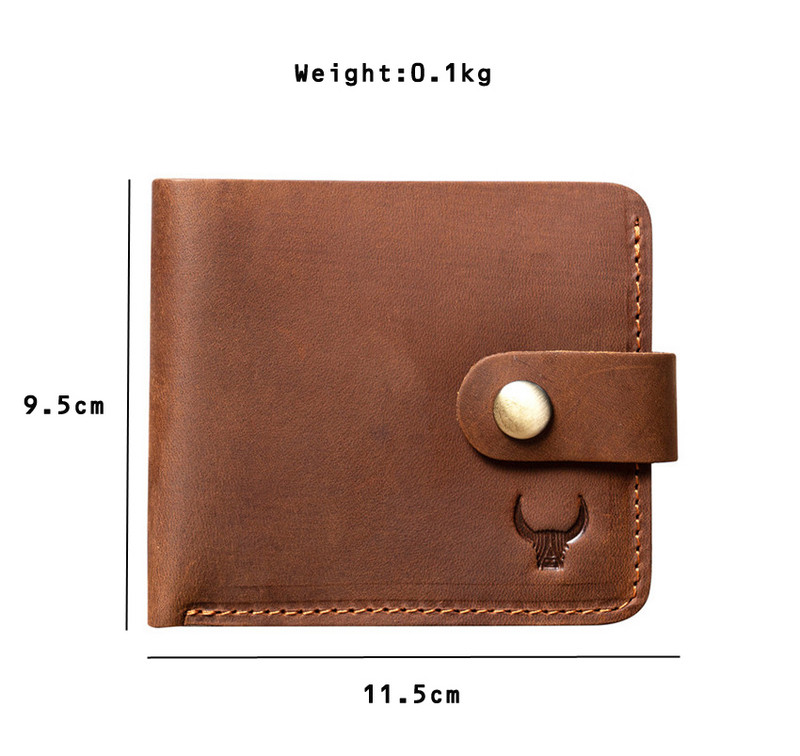 Novčanik za muškarce, kratka torbica, držač kreditne kartice, gotovina, džep za novčiće, muški veliki, čvrsti, standardni novčanici NT008