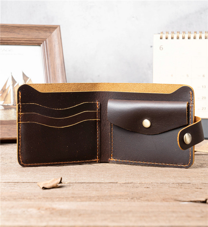 Novčanik za muškarce, kratka torbica, držač kreditne kartice, gotovina, džep za novčiće, muški veliki, čvrsti, standardni novčanici NT008
