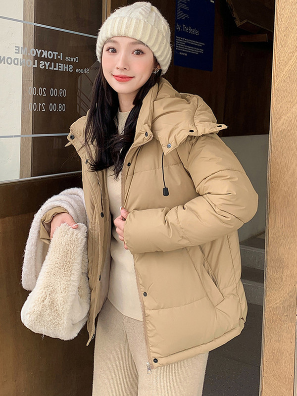 2023. Nove ženske parke Jakne s kapuljačom, topli topli pamučno podstavljeni kaputi Ženska odjeća Jesen Zima Vanjska odjeća Kratka jakna Kaput