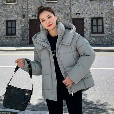 Zimske ženske donje jakne 2023. Parka s uzicom Topla ležerna pamučno podstavljena jakna Ženska pufer jakna Parka s kapuljačom Kaput