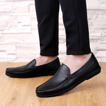 Ανδρικά παπούτσια casual ανοιξιάτικα loafers κλασική μαύρη πλατφόρμα παπουτσιών ανδρική νεανική τάση οδήγησης slip-on παπούτσια για άνδρες