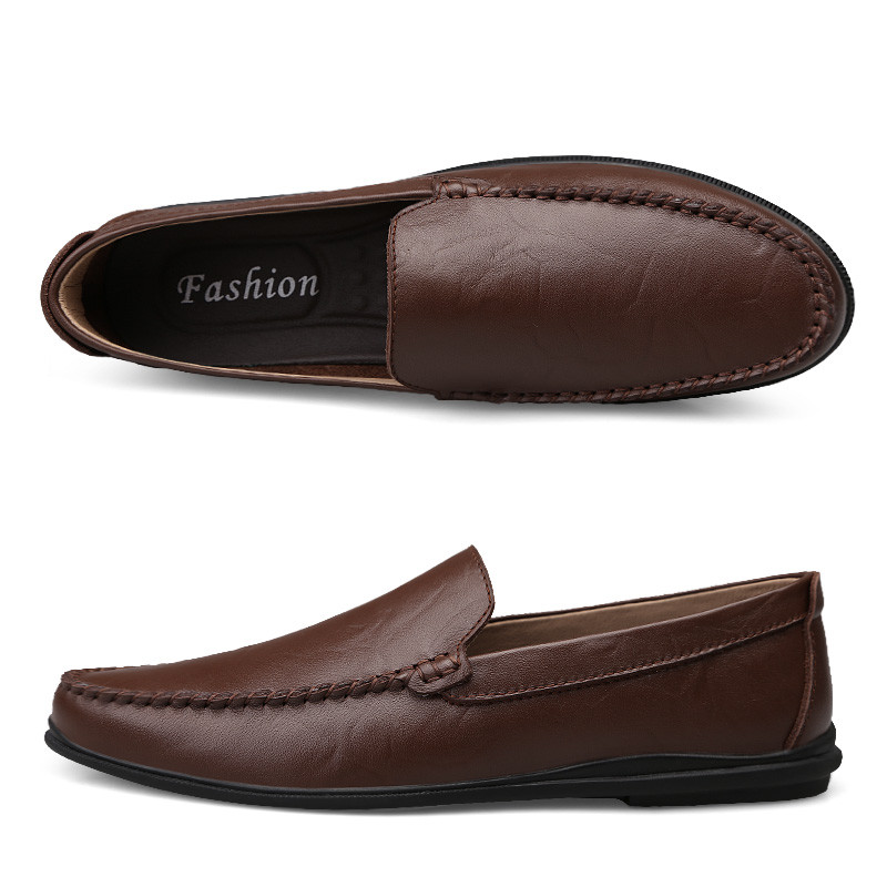 Muške cipele, ležerne proljetne mokasine , klasične crne cipele s platformom, muške cipele za mlade, u trendu, natikače za muškarce