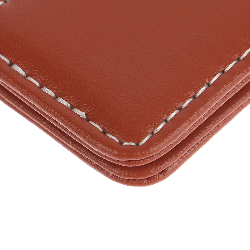 1 buc Portofel cu agrafă pentru bani, subțire, bărbați, femei, vintage, cu magnet puternic, agrafă pentru bani, din piele PU de vacă, clemă de buzunar, carte de credit, portofel pentru numerar