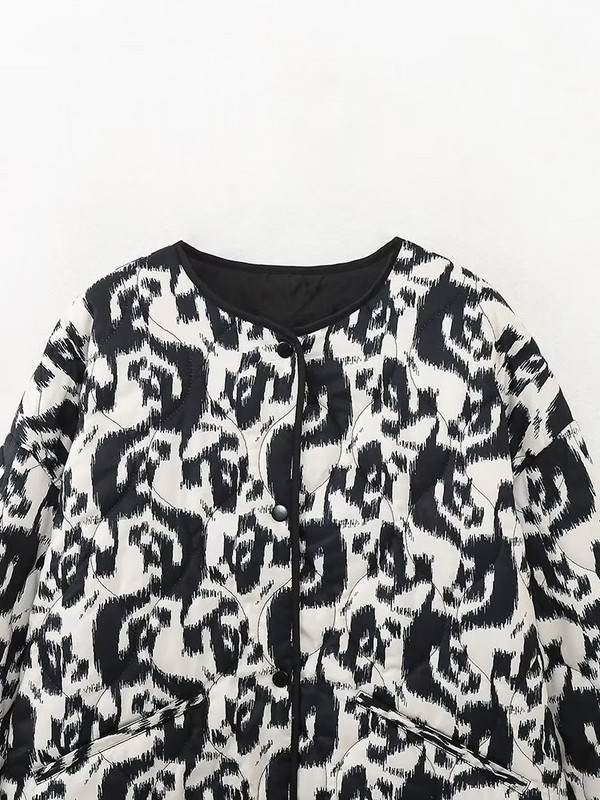 Jachetă cardigan cu mânecă lungă, cu imprimeu de desene animate, groasă, caldă, din bumbac, 2023, toamnă iarnă, îmbrăcăminte de stradă casual