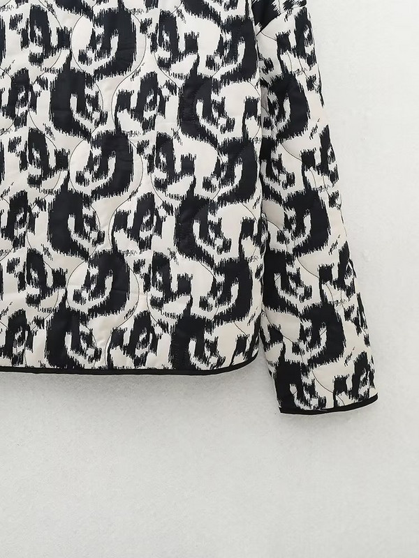 Jachetă cardigan cu mânecă lungă, cu imprimeu de desene animate, groasă, caldă, din bumbac, 2023, toamnă iarnă, îmbrăcăminte de stradă casual