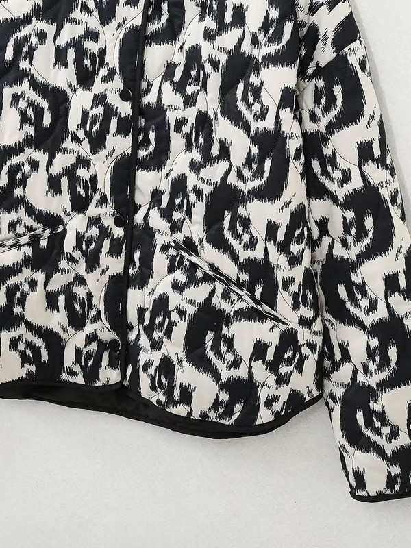 Jachetă cardigan cu mânecă lungă, cu imprimeu de desene animate, groasă, caldă, din bumbac, 2023, toamnă iarnă, îmbrăcăminte de stradă casual