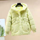 2023, toamnă iarnă, noua modă coreeană, parkas largi, pentru femei, scurte, groase, cu glugă, jachete căptușite din bumbac, haine, parkas pentru femei, îmbrăcăminte de îmbrăcăminte