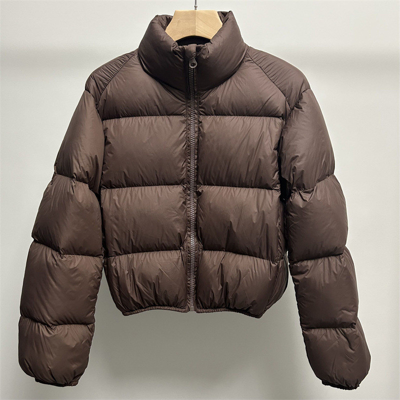 Zimné bavlnené polstrované parky 2023 pre ženy, vintage stojatý golier, krátka dámska prešívaná bunda, ležérny kabát, teplé oblečenie