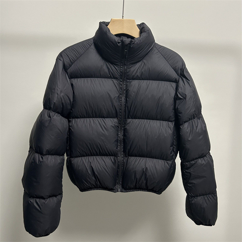 Zimné bavlnené polstrované parky 2023 pre ženy, vintage stojatý golier, krátka dámska prešívaná bunda, ležérny kabát, teplé oblečenie