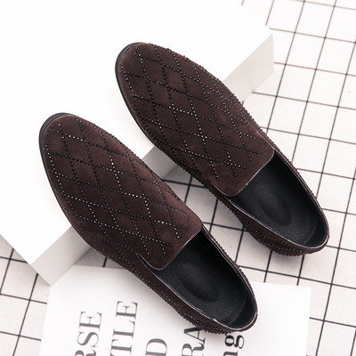 Designer de lux, pantofi Oxford cu coroană din metal, din piele intoarsa, pentru barbati, rochie formala de bal de nunta pentru revenirea la casa Sapatos Tenis Masculino