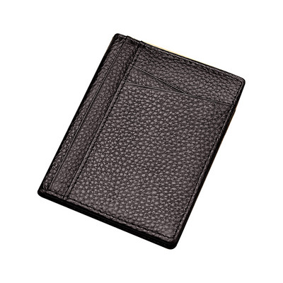 Geestock Carteira Masculina Portofel moale super subțire pentru bărbați Suporturi de carduri minimaliste Poșetă subțire pentru carduri de credit Portofel pentru bărbați de afaceri