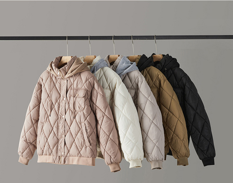 Parka cu glugă de iarnă 2023, ocazional, jachetă puf pentru femei, pardesiu supradimensionat, îmbrăcăminte groasă și caldă, parka la modă coreeană pentru femei