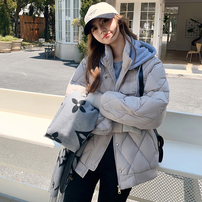 Parka cu glugă de iarnă 2023, ocazional, jachetă puf pentru femei, pardesiu supradimensionat, îmbrăcăminte groasă și caldă, parka la modă coreeană pentru femei