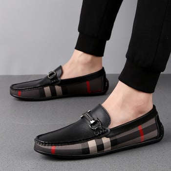 σχεδιαστή Loafers Ανδρικά παπούτσια Συνονθύλευμα καρό παπούτσι μόδας μοκασίνια Παπούτσια γάμου για άντρες Παπούτσια γραφείου